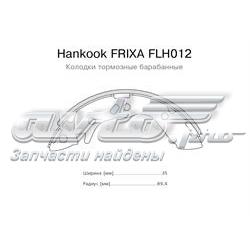 FLH012 Hankook Frixa zapatas de frenos de tambor traseras