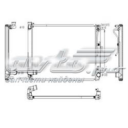 PL012187 Koyorad radiador refrigeración del motor