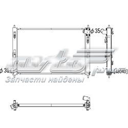 PL032037 Koyorad radiador refrigeración del motor