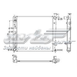 PL812556 Koyorad radiador refrigeración del motor