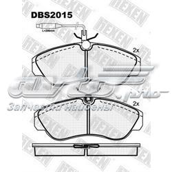 DBS2015 Hexen pastillas de freno delanteras