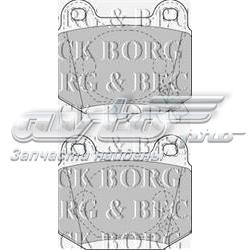 BBP1907 Borg&beck pastillas de freno traseras