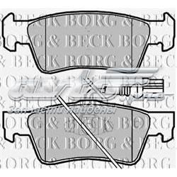 BBP2011 Borg&beck pastillas de freno traseras