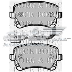 BBP1939 Borg&beck pastillas de freno traseras