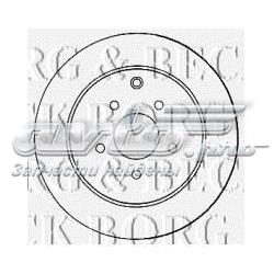 BBD4573 Borg&beck disco de freno trasero