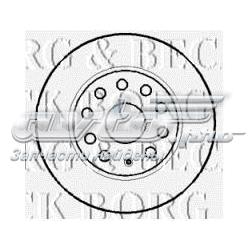 BBD4384 Borg&beck disco de freno trasero