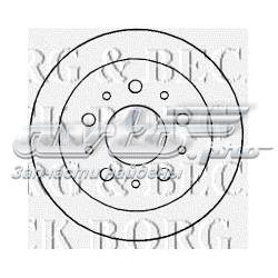 BBD4609 Borg&beck disco de freno trasero