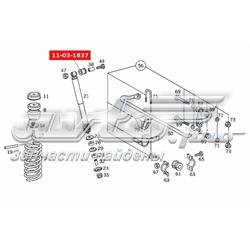 Silentblock de amortiguador delantero MB0303 Polycraft