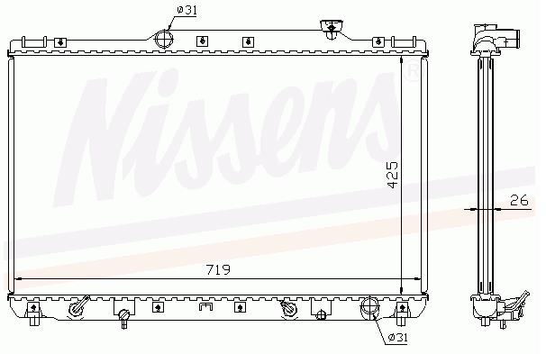 1640074760 Toyota radiador refrigeración del motor