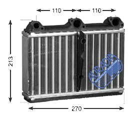 64118372523 BMW radiador de calefacción