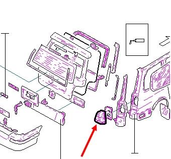  Piloto posterior derecho para Honda Shuttle 1 