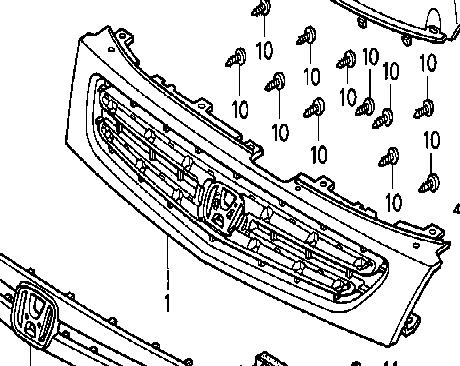  Panal de radiador para Honda STREAM RN