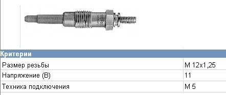 7700855865 Renault (RVI) bujía de incandescencia