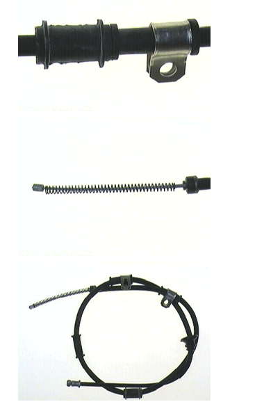 MMB520342 Mitsubishi cable de freno de mano trasero derecho