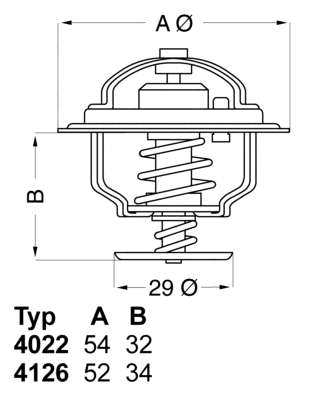 MD972909 Mitsubishi termostato, refrigerante