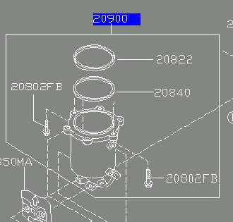 B08A0AU000 Nissan catalizador