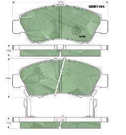 45022S04J02 Honda pastillas de freno delanteras