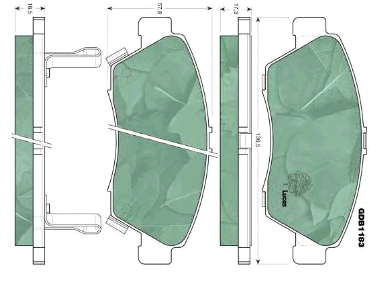 45022SR3V00 Honda pastillas de freno delanteras