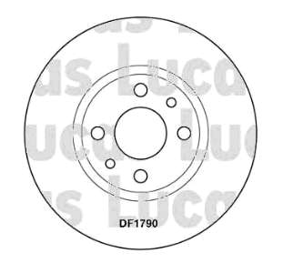 60801753 Fiat/Alfa/Lancia disco de freno trasero