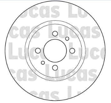 82433789 Fiat/Alfa/Lancia freno de disco delantero