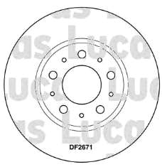 271788 Volvo freno de disco delantero