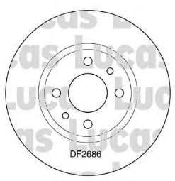 46423415 Fiat/Alfa/Lancia freno de disco delantero