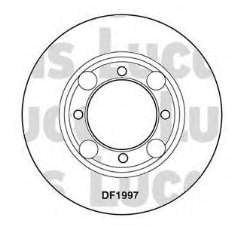 MB234076 Mitsubishi freno de disco delantero