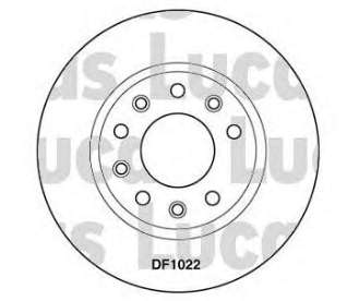 7700751165 Renault (RVI) disco de freno trasero