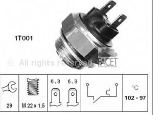 PRC3505 Land Rover sensor, temperatura del refrigerante (encendido el ventilador del radiador)