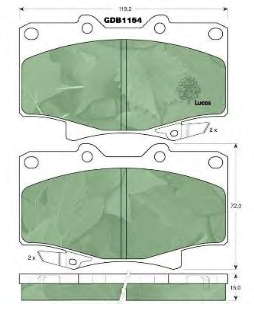 0449160160 Toyota pastillas de freno delanteras