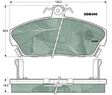 SEB000290 Rover pinza de freno delantera izquierda