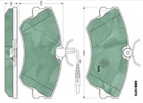 6025371662 Renault (RVI) pastillas de freno delanteras