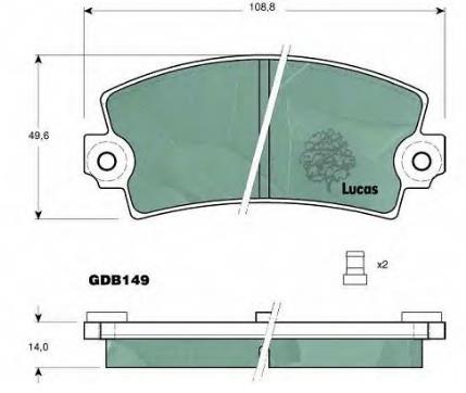 6025170585 Renault (RVI) pastillas de freno traseras