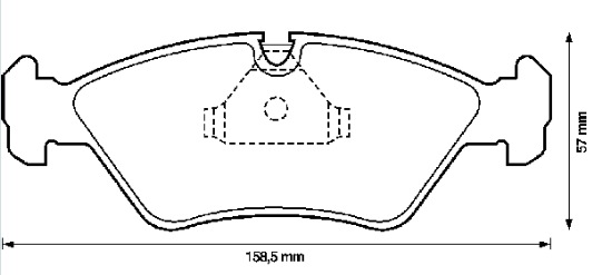 34111153910 BMW pastillas de freno delanteras