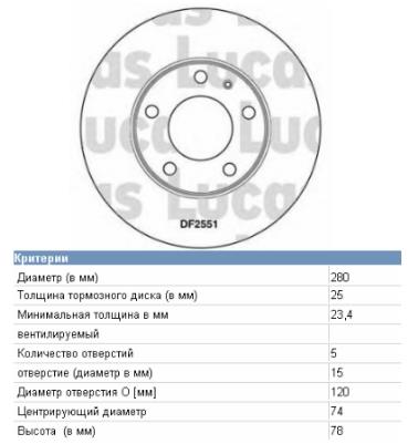 34 11 1 152 296 BMW freno de disco delantero