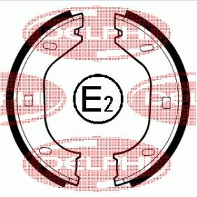 60516944 Fiat/Alfa/Lancia zapatas de frenos de tambor traseras