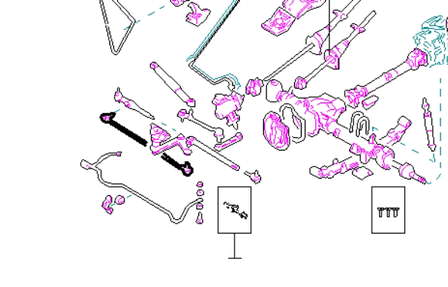 4868027J15 Nissan barra de acoplamiento completa