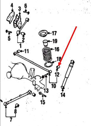 5513511C00 Nissan suspensión, barra transversal trasera