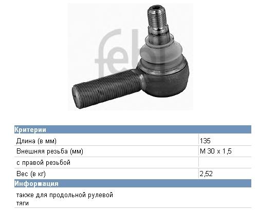 0069752 DAF boquilla de dirección