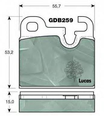 34211152653 BMW pastillas de freno traseras