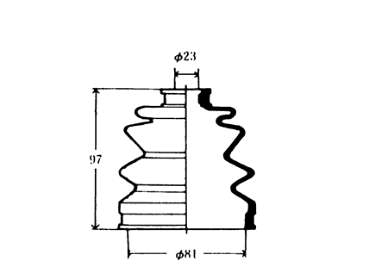 44018SR3901 Honda fuelle, árbol de transmisión delantero exterior