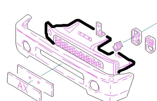  Cubierta, parachoques delantero para Suzuki Jimny FJ