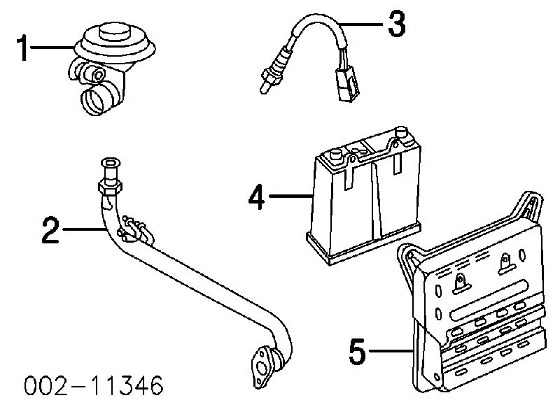 XR3Z9G444BA Ford sonda lambda