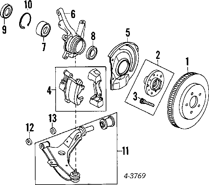 Pinza de freno, Eje delantero izquierda 3244710 DRI