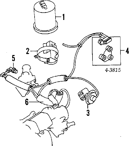  Sensor De Presion De Escape para Mitsubishi Eclipse 1 