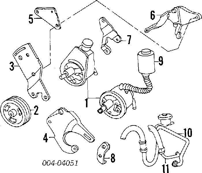 4470378 Chrysler motor de arranque