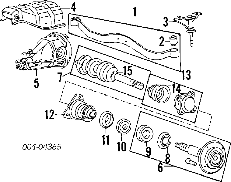 Silentblock,suspensión, cuerpo del eje trasero, trasero M25N2100 RBI