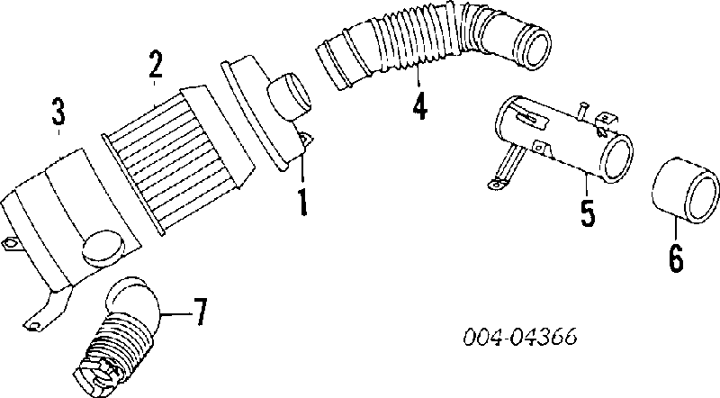 MR571478 Chrysler filtro de aire