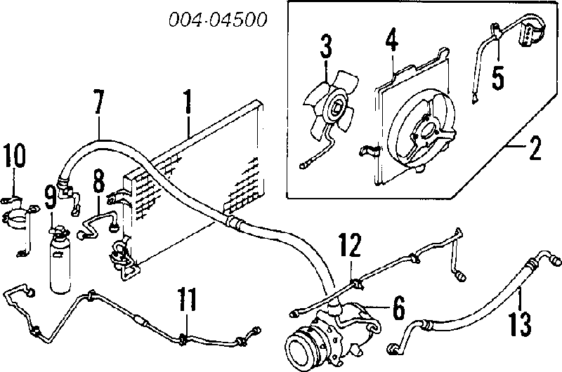 MB439336 Chrysler correa trapezoidal