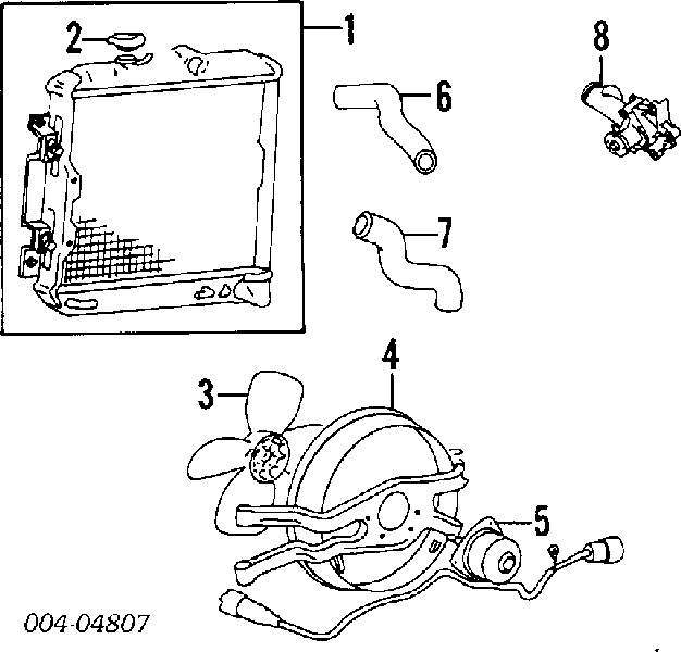 MD997614 Chrysler bomba de agua